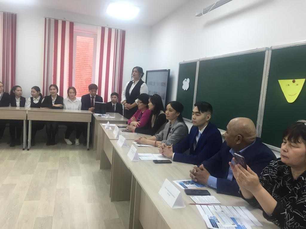 №38 ЖОББ мектебімен кәсіптік бағдар жұмысы
